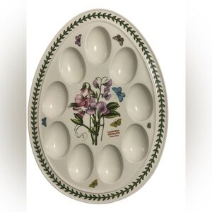 Portmeirion Botanical Garden Deviled Egg Serving Tray - Never Been Used
